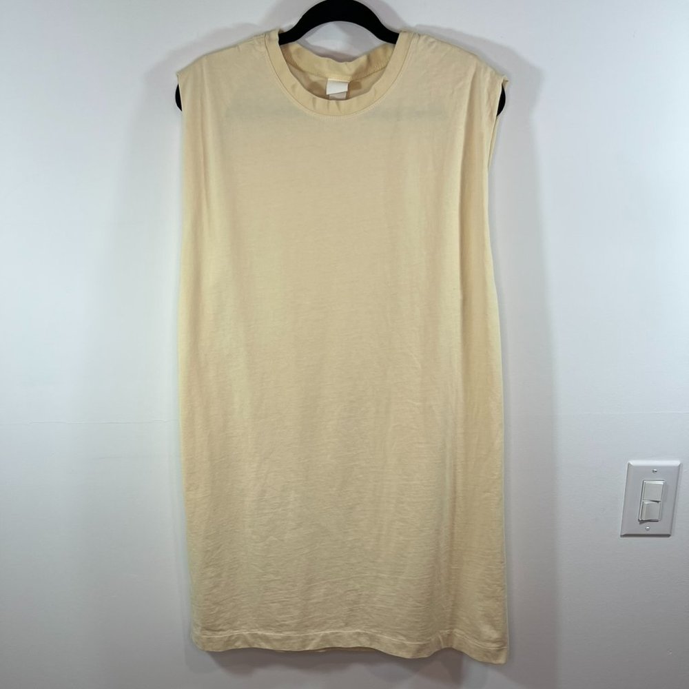 H & M Muscle Teeshirt/Dress, canary yellow, Size L